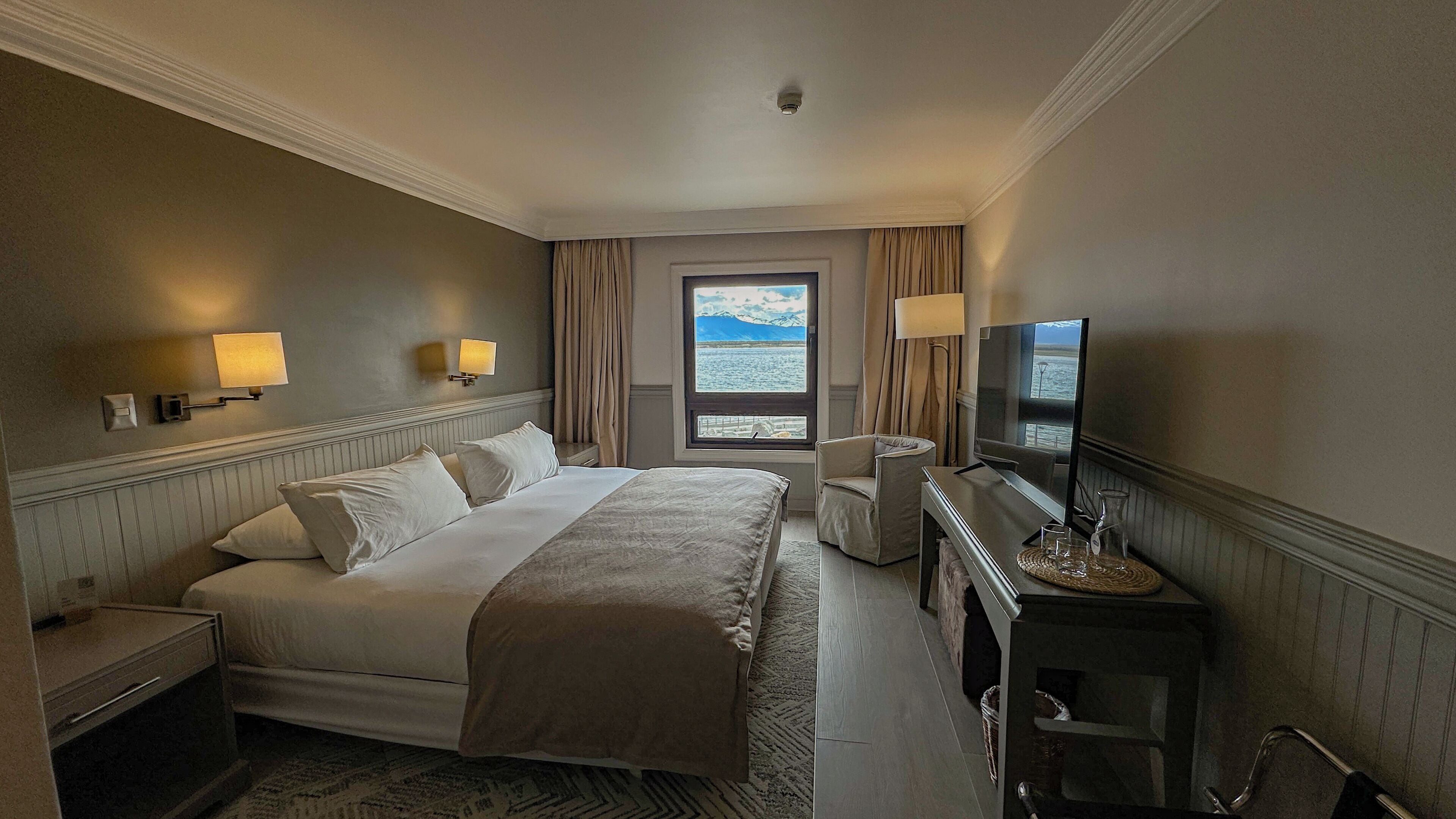 Chambre Double Supérieure, vue mer | Literie de qualité supérieure, couette en duvet d'oie