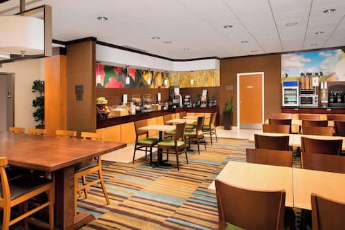 Free daily self-service breakfast