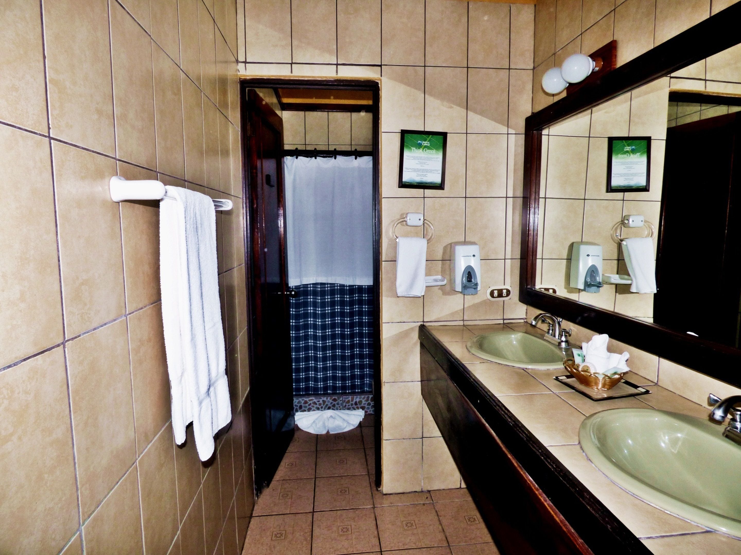 junior room (2 beds) | bathroom | shower, free toiletries, hair dryer, towels