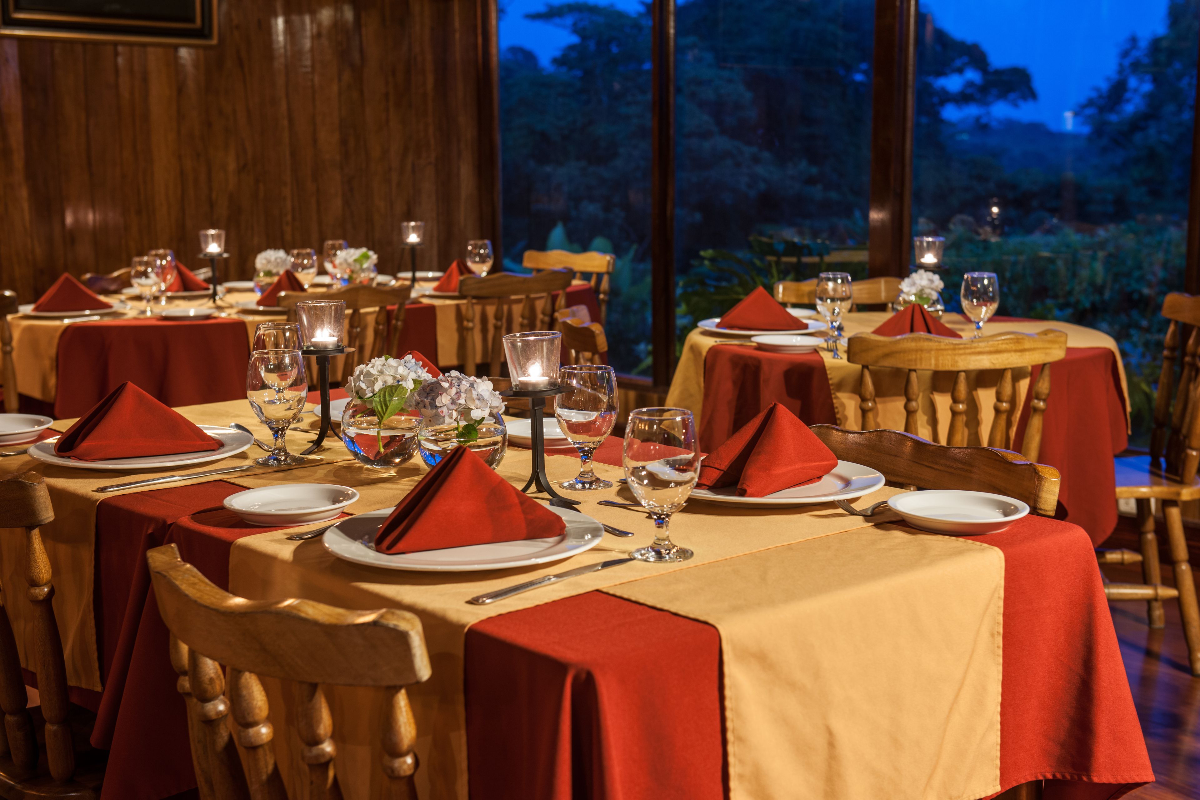 breakfast, lunch served; local and international cuisine, garden views