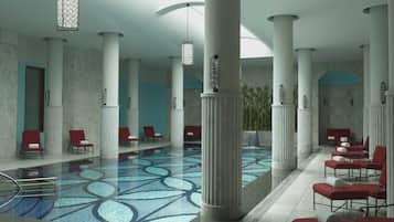 Indoor pool, outdoor pool, open 6:30 AM to 10:00 PM, sun loungers