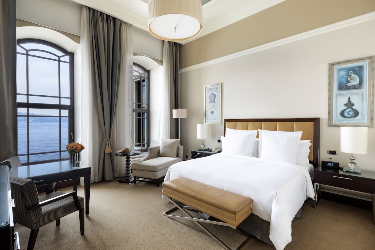 room, 1 king bed (palace bosphorus) | premium bedding, down duvets, minibar, in-room safe
