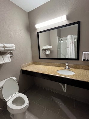 Free toiletries, towels