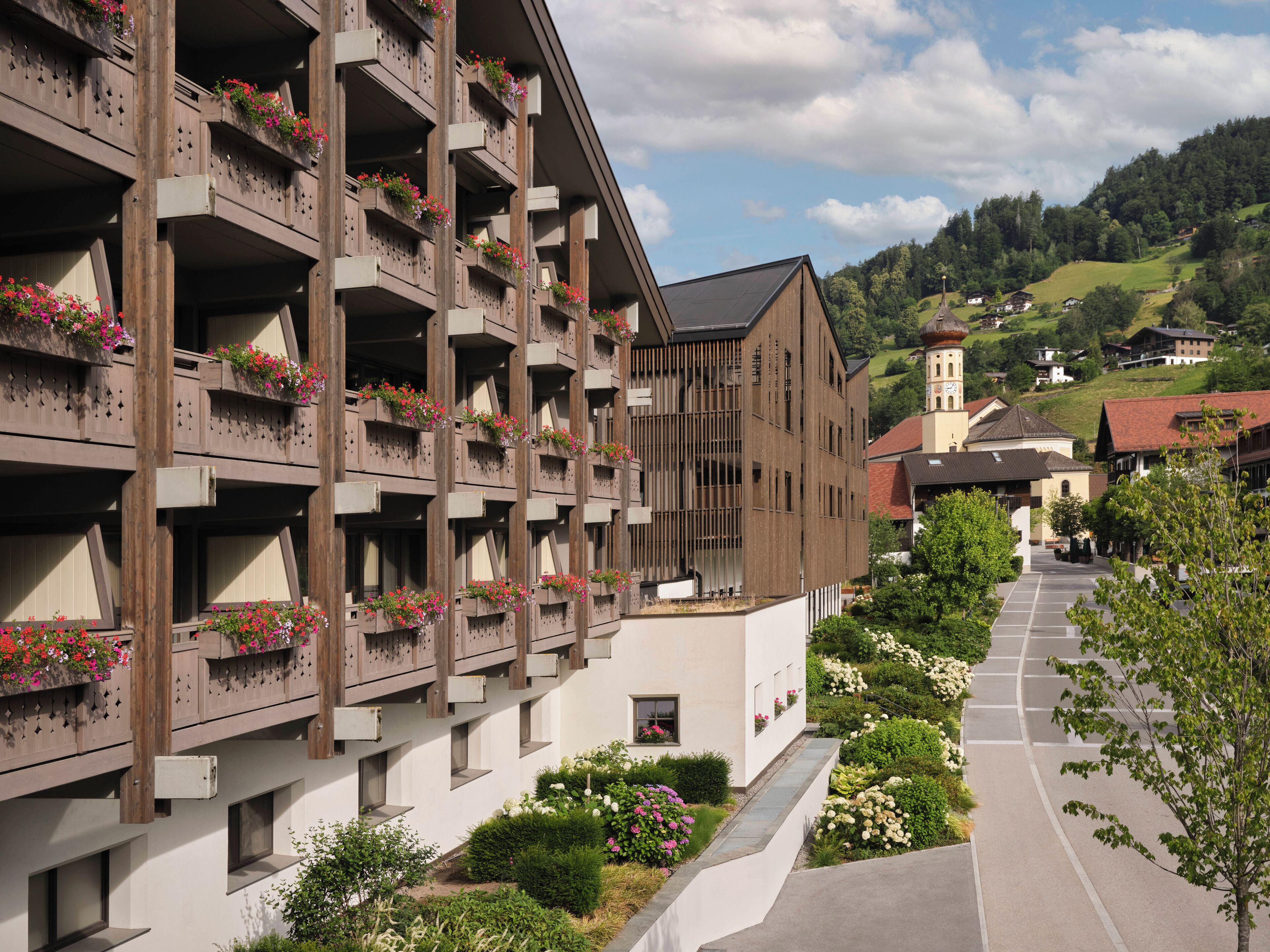 Fassade der Unterkunft