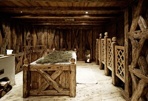 Couples treatment room(s), sauna, hot tub, body treatments, aromatherapy