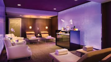 Couples treatment rooms, sauna, steam room, body treatments