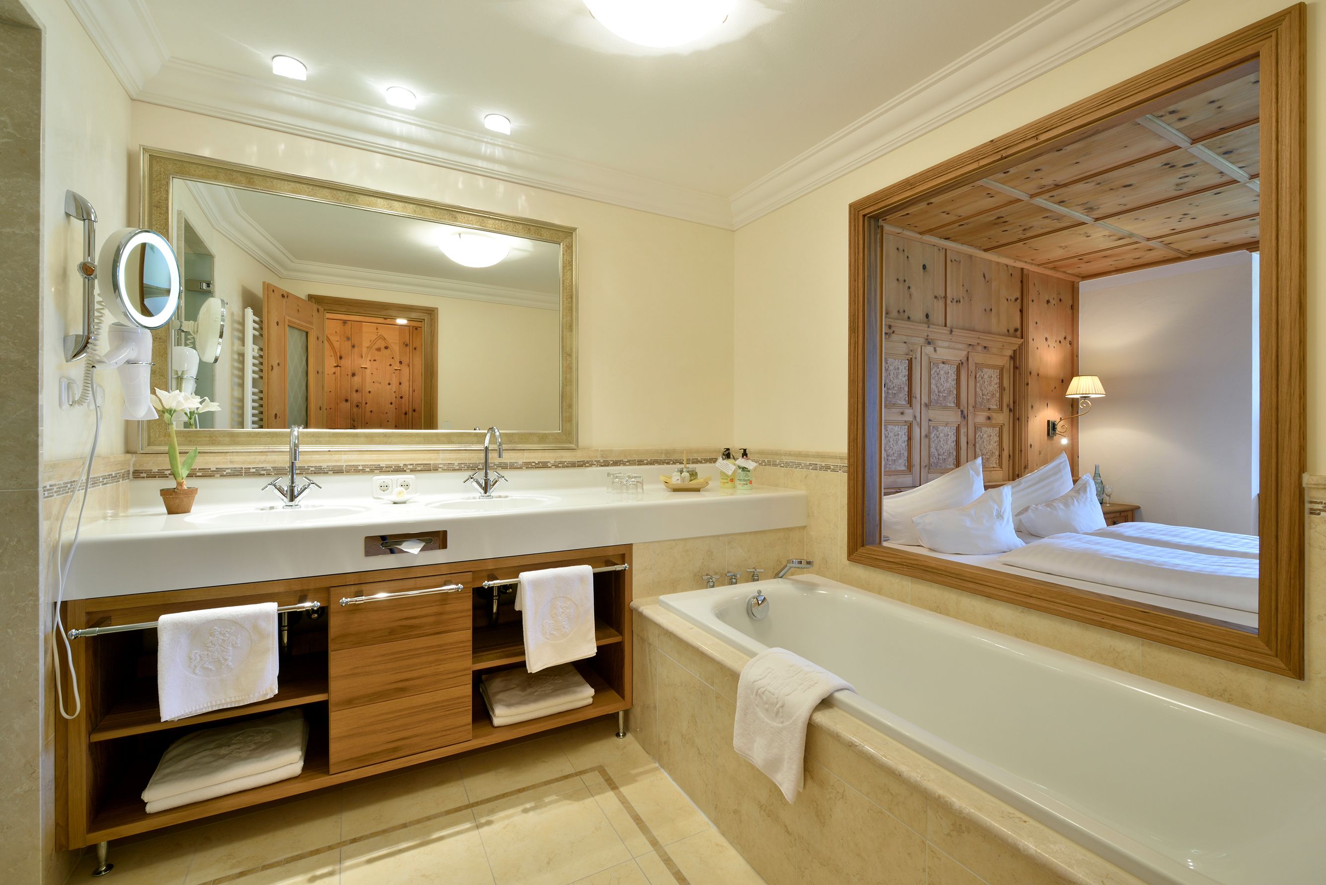 junior studio suite, 1 king bed, balcony, mountainside | bathroom | separate bathtub and shower, deep-soaking bathtub, free toiletries