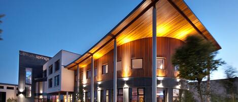 Front of property – evening/night