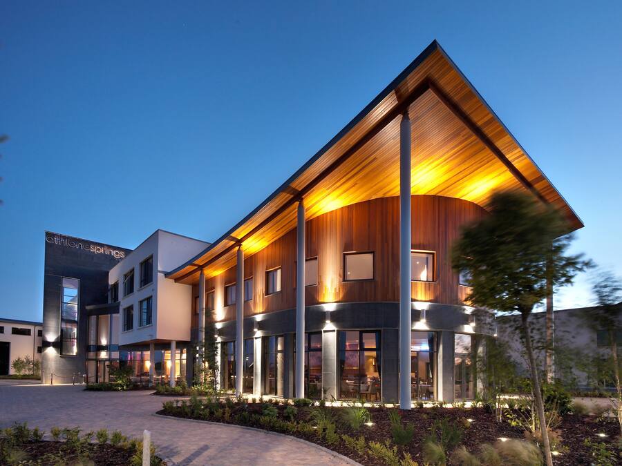 Front of property - evening/night