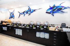 Daily buffet breakfast (FJD 28 per person)