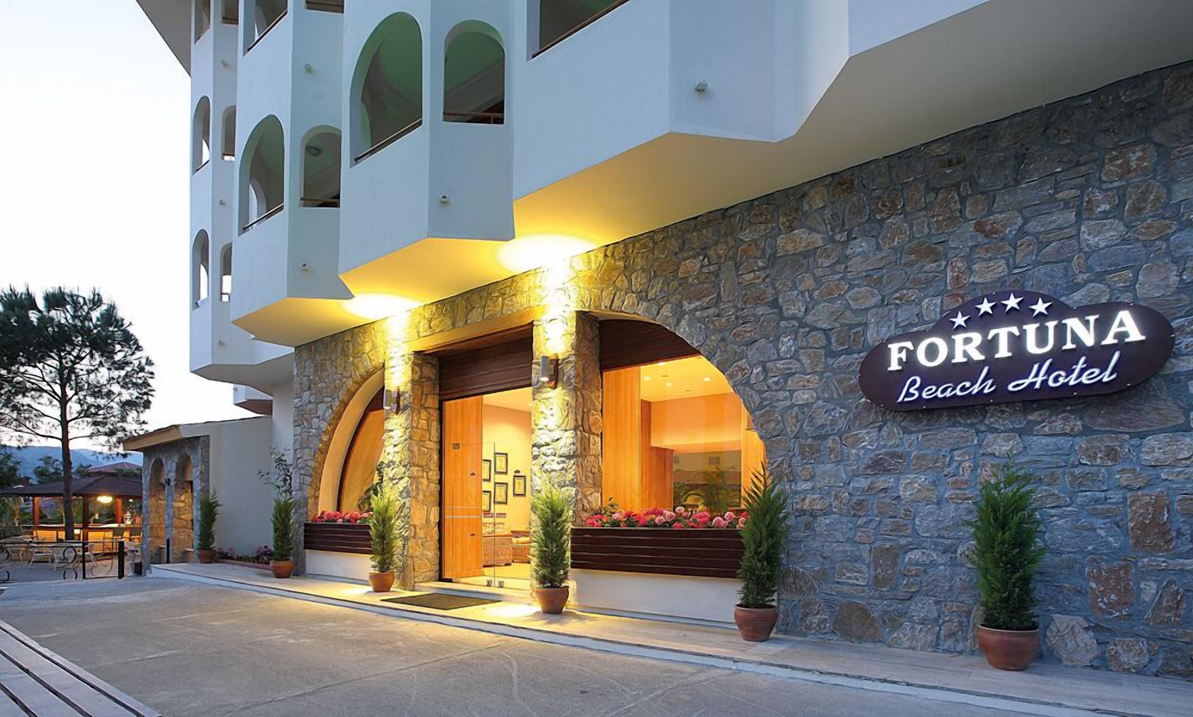 Front of property – evening/night