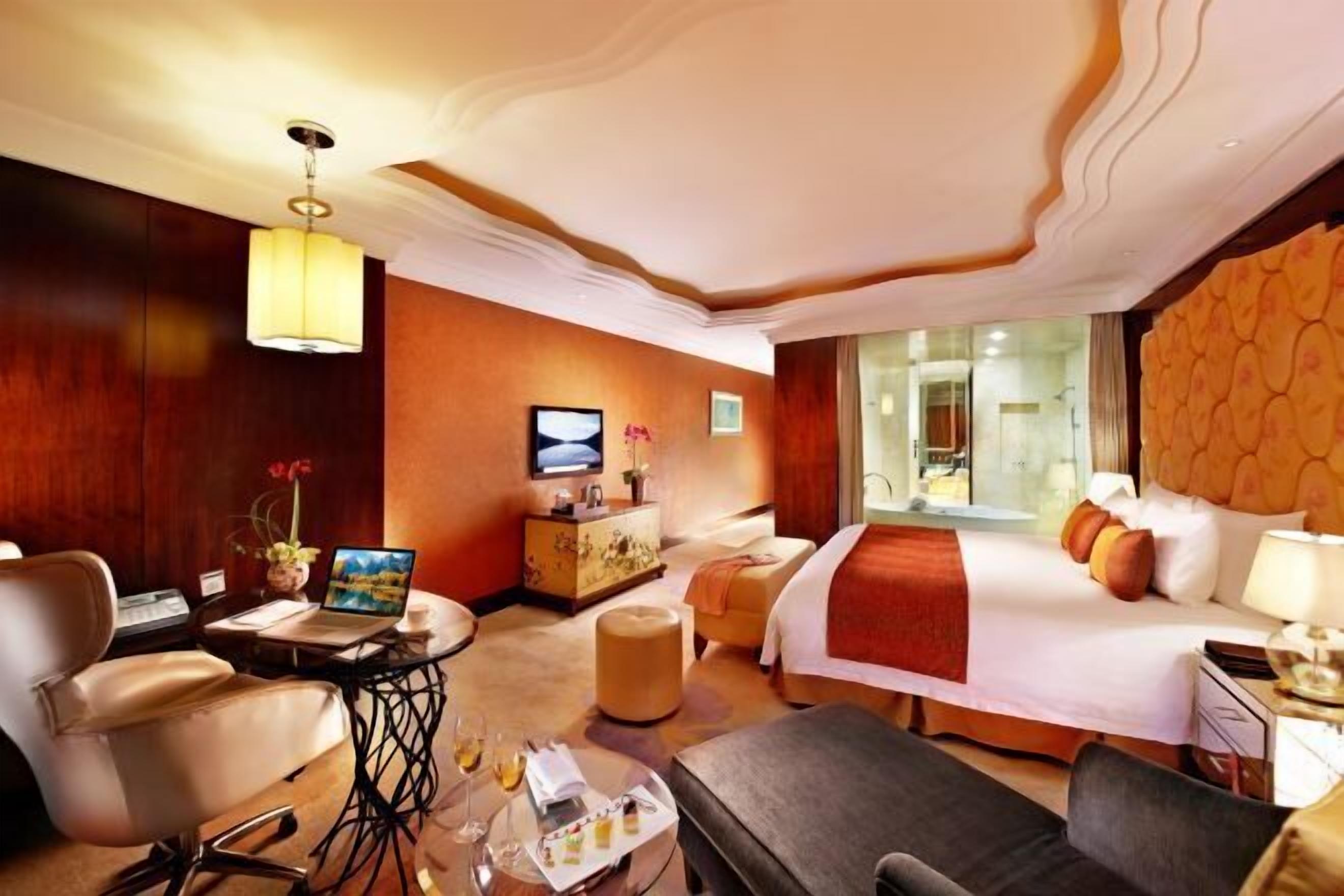 Premium bedding, down duvets, memory-foam beds, minibar