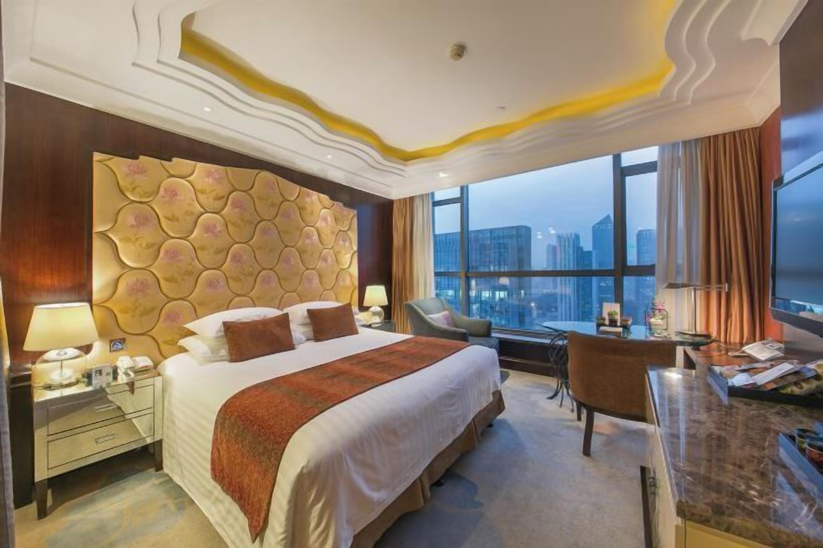 Premium bedding, down duvets, memory-foam beds, minibar