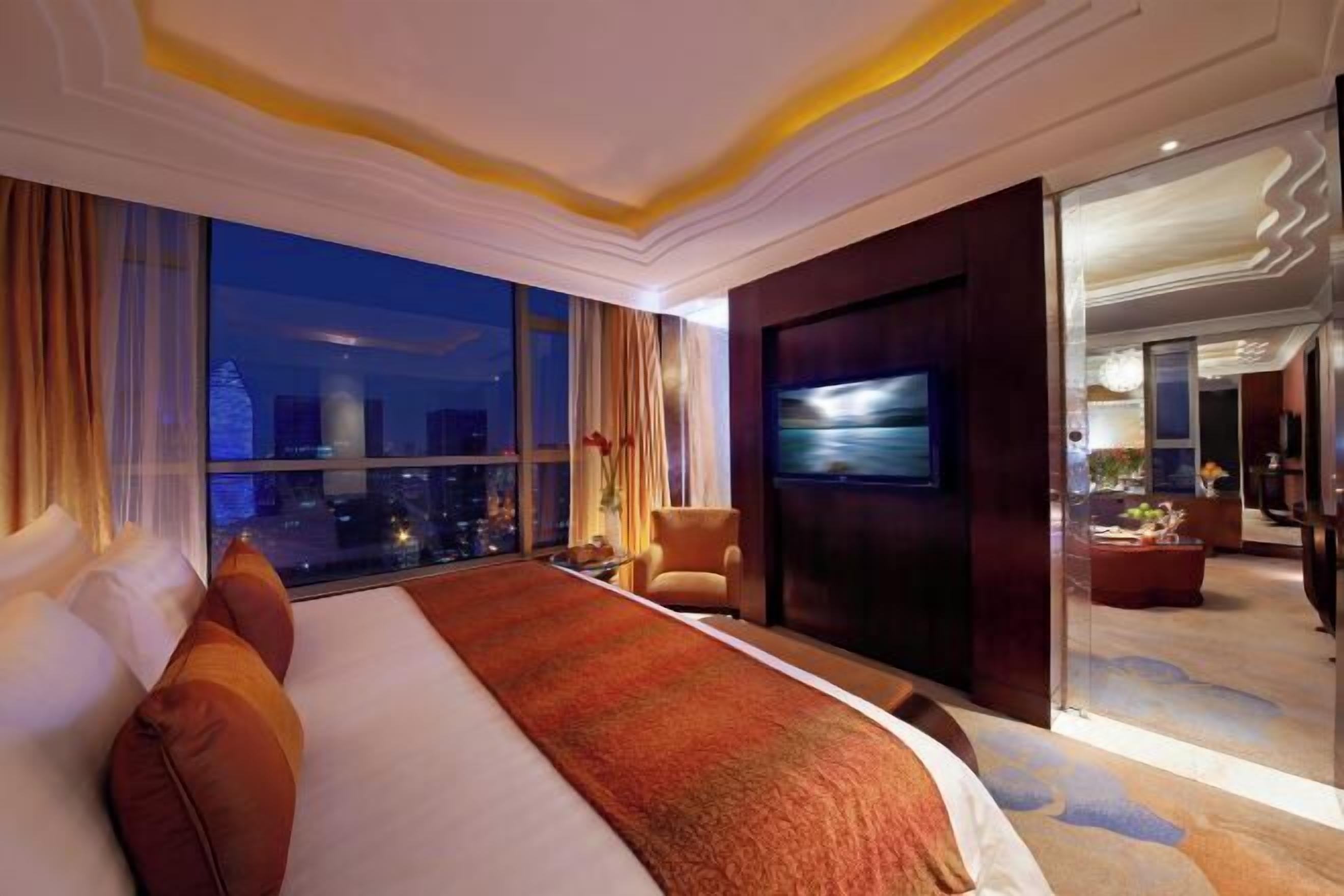 Premium bedding, down duvets, memory-foam beds, minibar