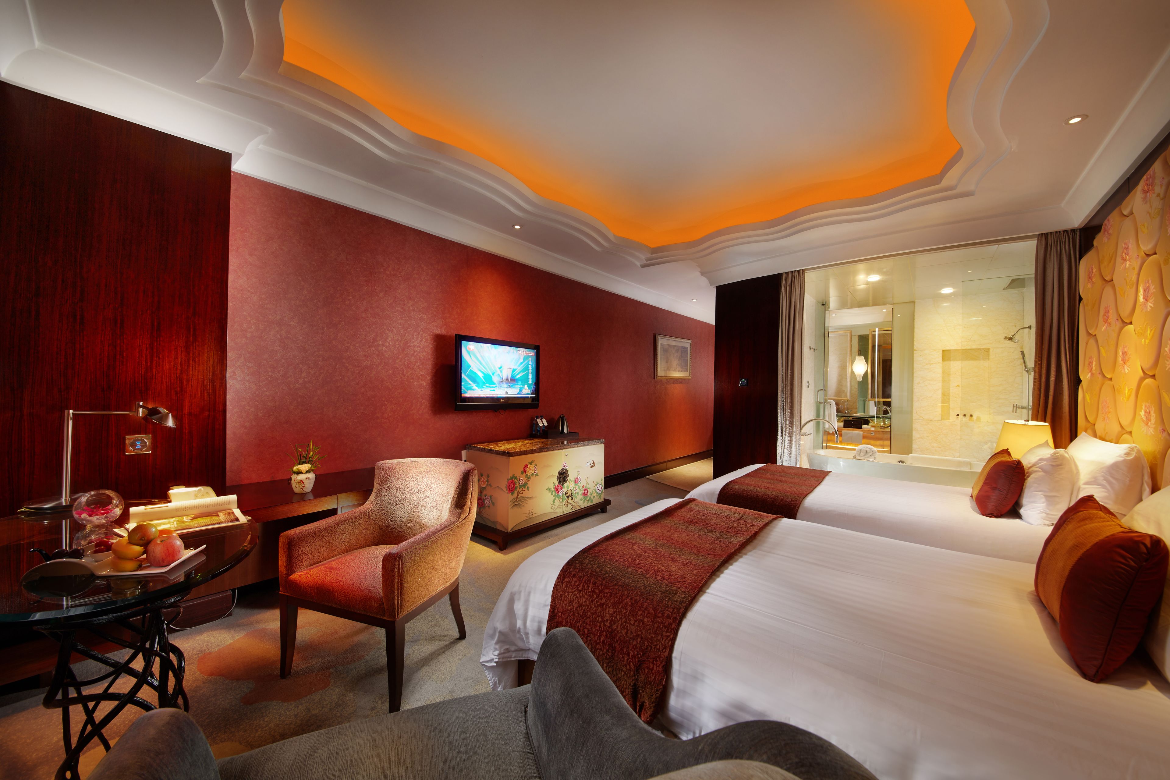 superior twin room | premium bedding, down duvets, memory-foam beds, minibar