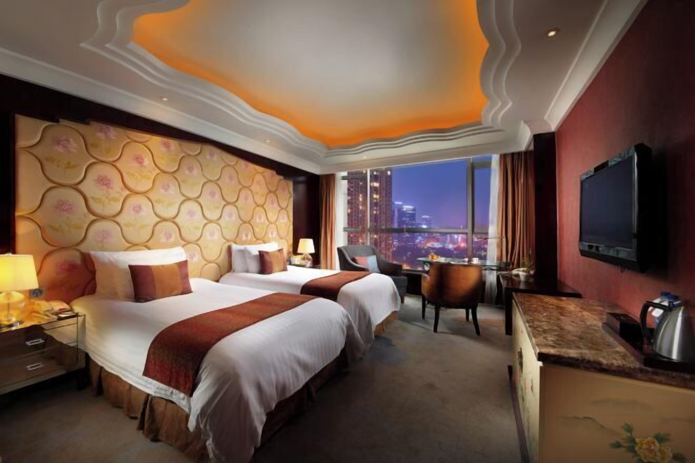 Premium bedding, down duvets, memory-foam beds, minibar