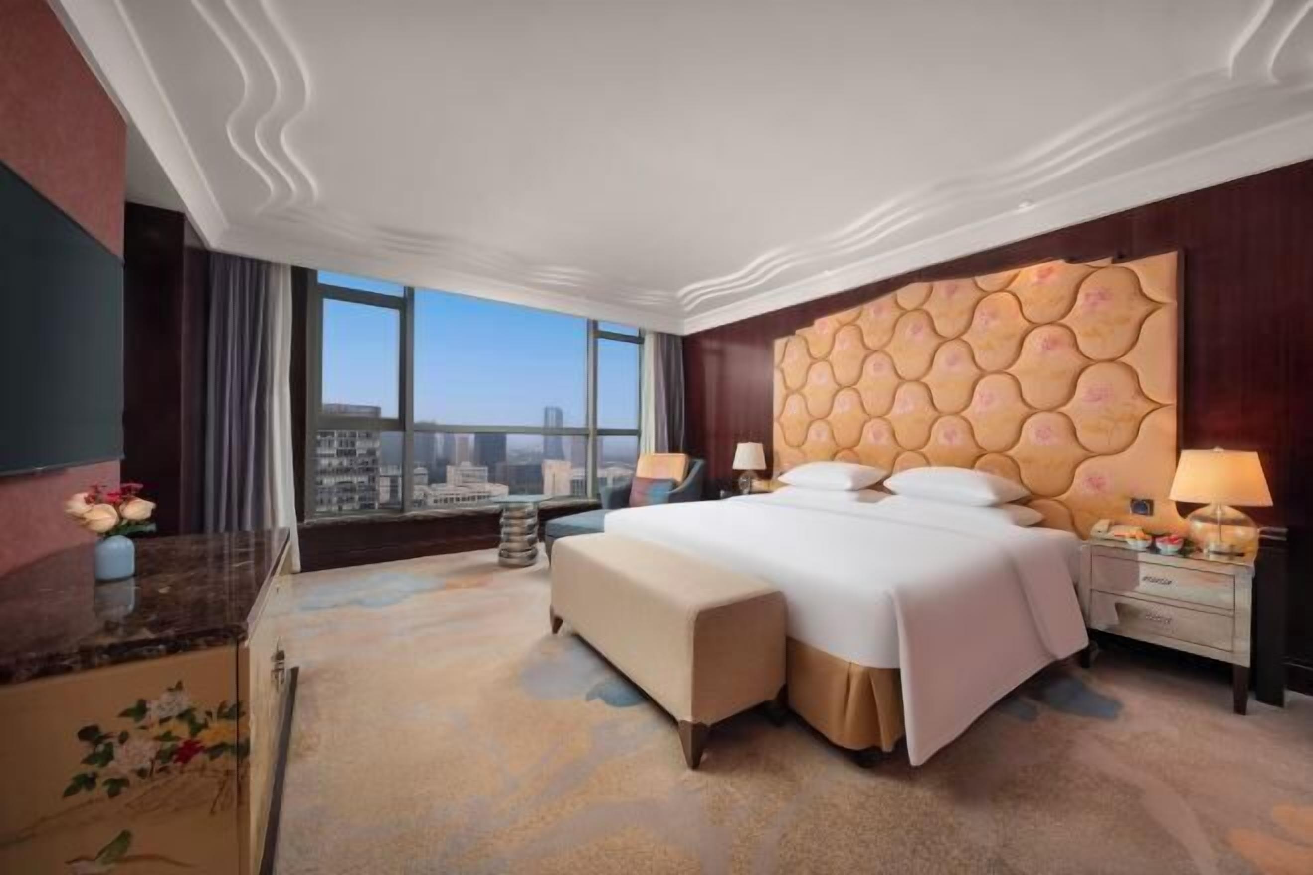 Premium bedding, down duvets, memory-foam beds, minibar