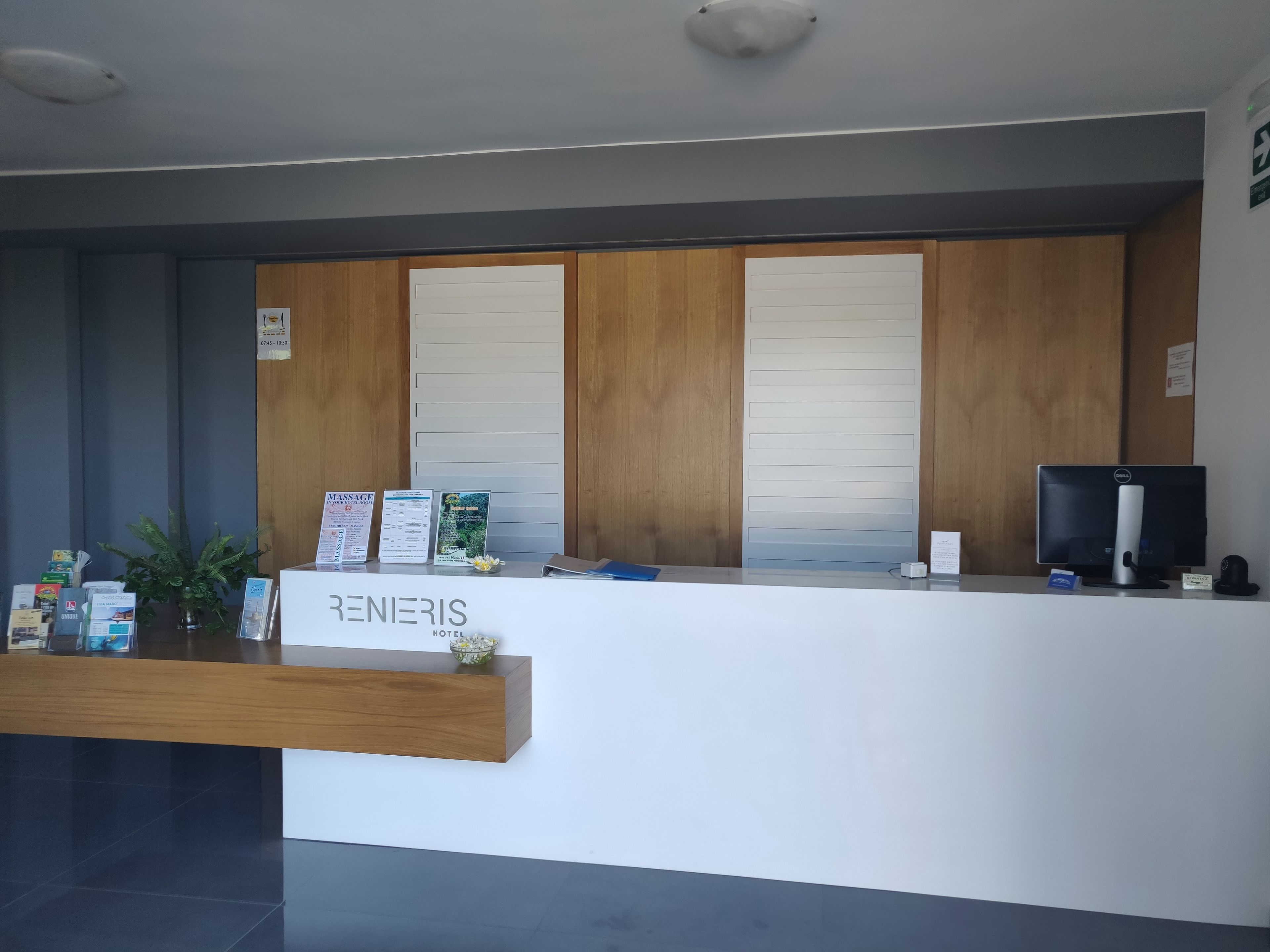 check-in/check-out kiosk