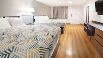 Standard Room, Multiple Beds, Non Smoking | Desk, free WiFi, bed sheets