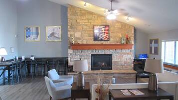 Sitteområde i lobbyen