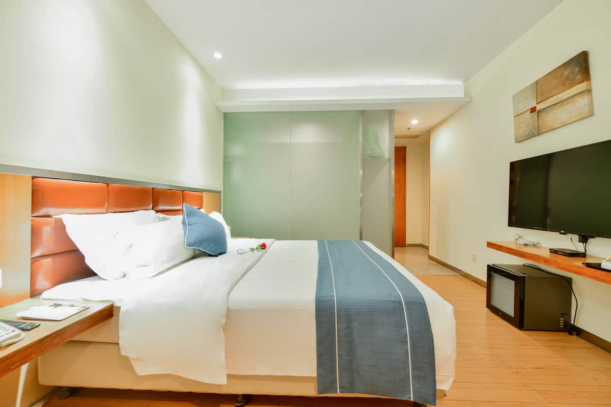 Habitación individual estándar | Minibar, escritorio, insonorización y tabla de planchar con plancha
