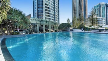Indoor pool, 2 outdoor pools, sun loungers