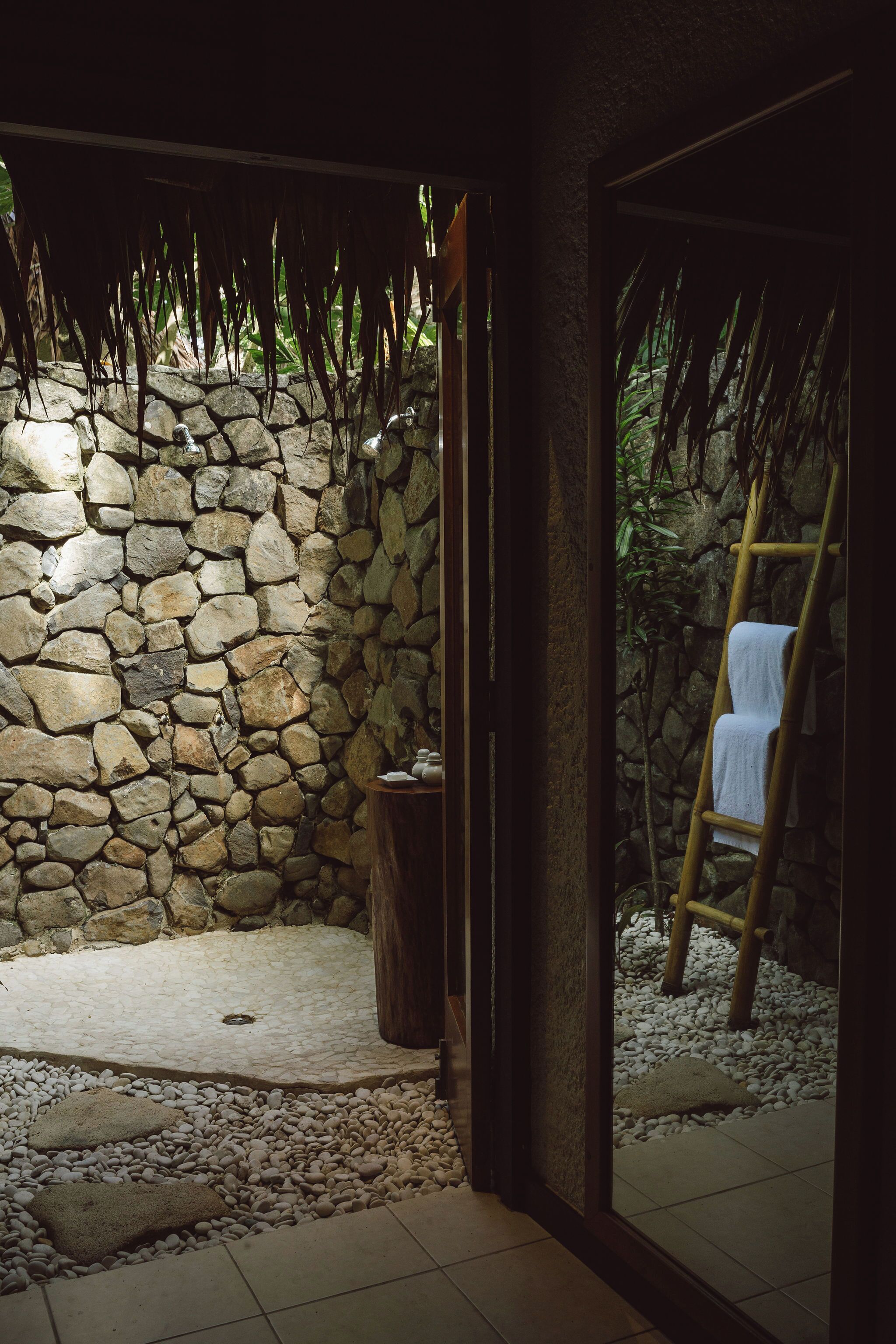 Pool Villa | Bathroom | Shower, eco-friendly toiletries, hair dryer, bathrobes