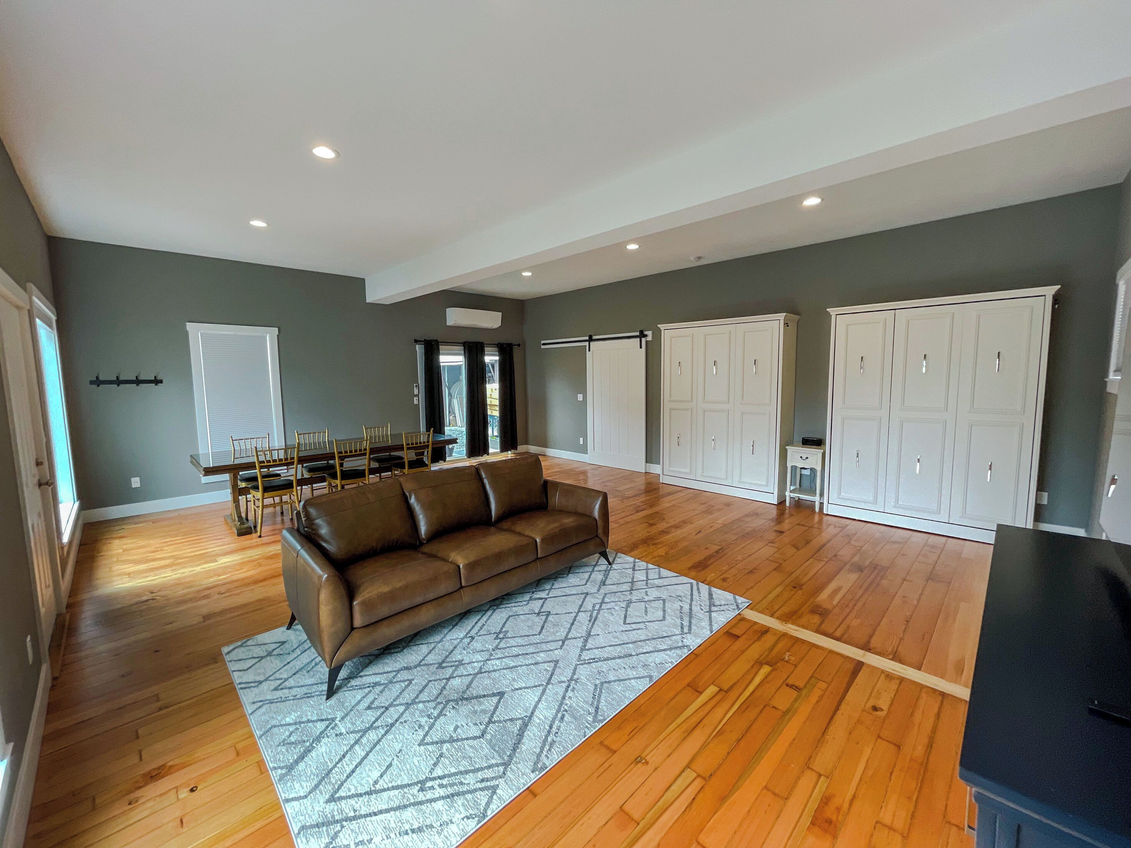 premium bedding, minibar, desk, laptop workspace