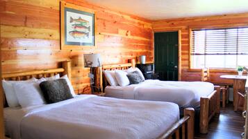 Premium kamer, 2 queensize bedden | 5 slaapkamers, lakens van Egyptisch katoen, luxe beddengoed