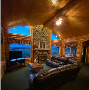 Premier House | Living area | 50-inch LED TV with satellite channels, TV