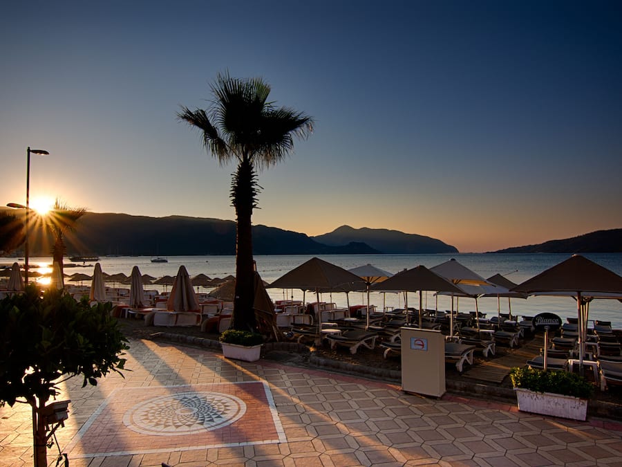 Voorkant van accommodatie