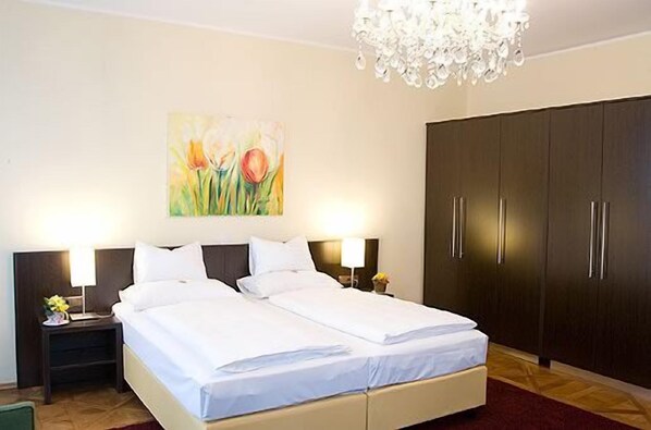 1 habitación y ropa de cama hipoalergénica 