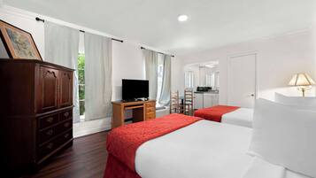 Room, 2 Double Beds, Accessible, Non Smoking (Kitchenette) | Individually decorated, individually furnished, iron/ironing board