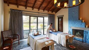 Couples treatment room(s), sauna, body treatments, aromatherapy