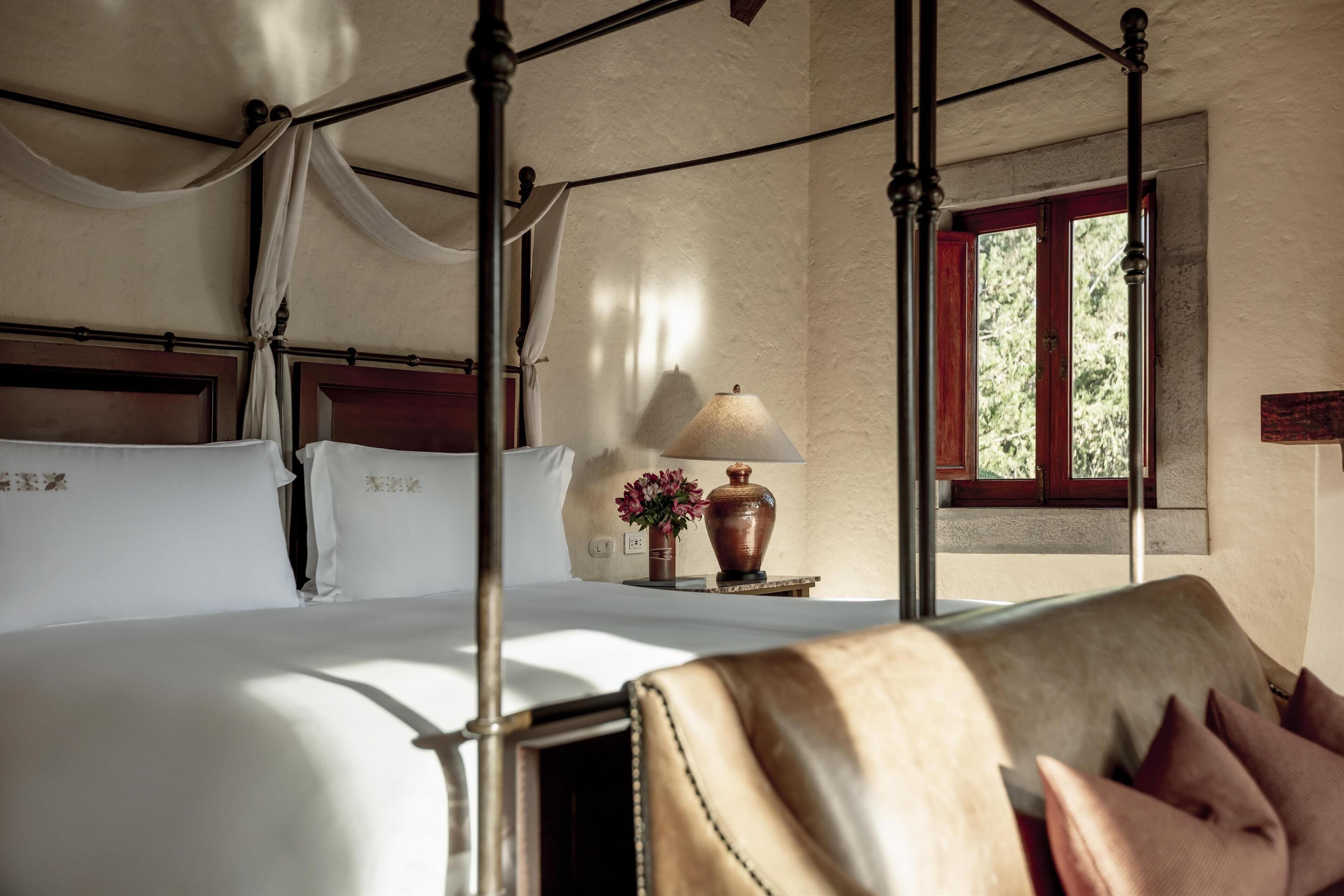 Habitació (Casita with Garden View) | Llençols de cotó egipci, roba de llit d'alta qualitat i cobrellits 