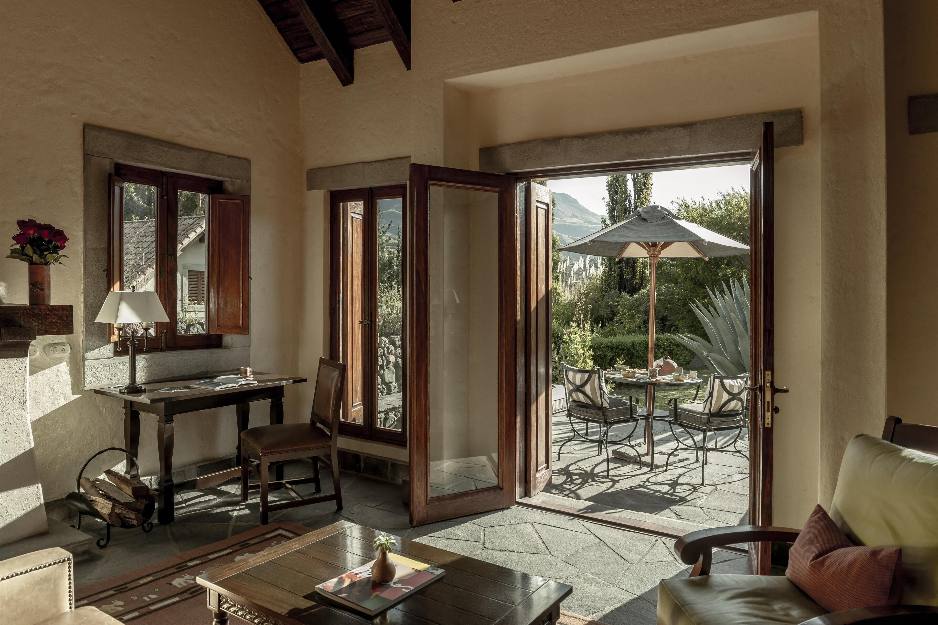 room (casita with valley view) | egyptian cotton sheets, premium bedding, down duvets, in-room safe