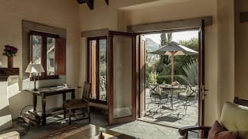 Habitación (Casita with Valley View) | Sábanas de algodón egipcio y ropa de cama de alta calidad