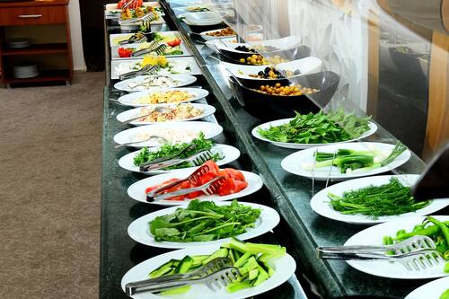 Colazione a buffet a pagamento, servita tutte le mattine