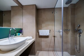 Bathroom shower -  Angela Downtown Hotel  (Rhodes)