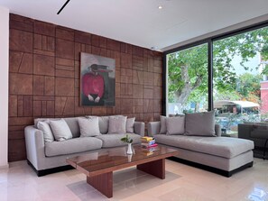 Sala de estar en el lobby