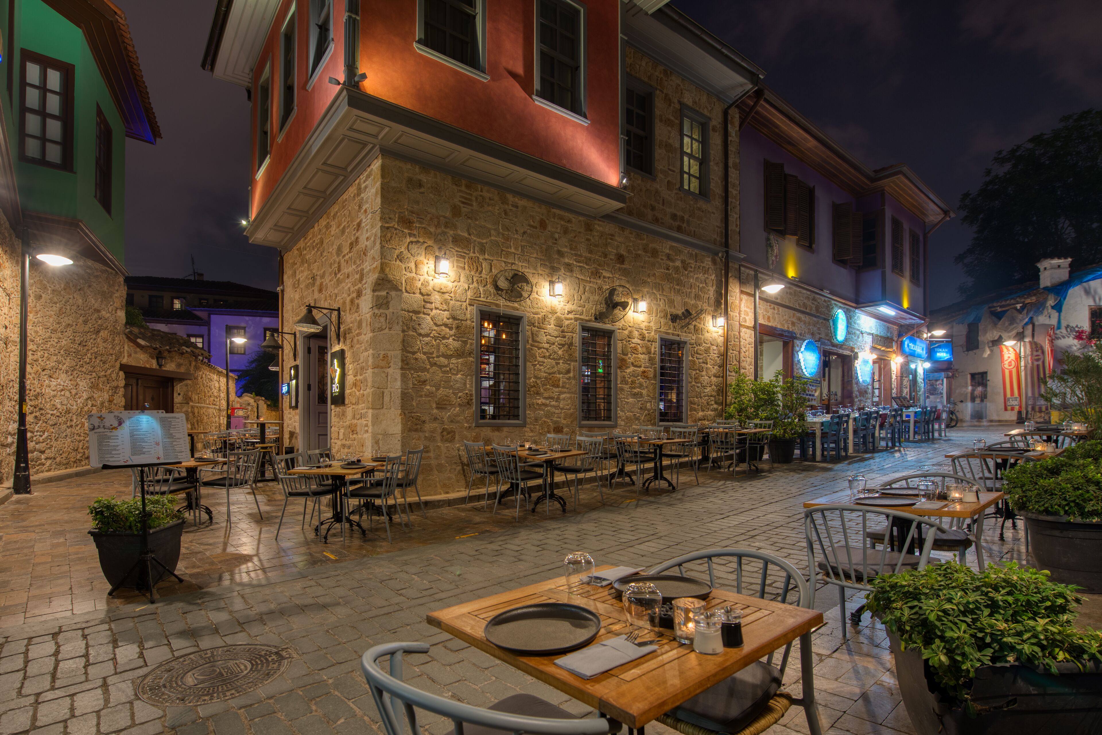 Front of property - evening/night