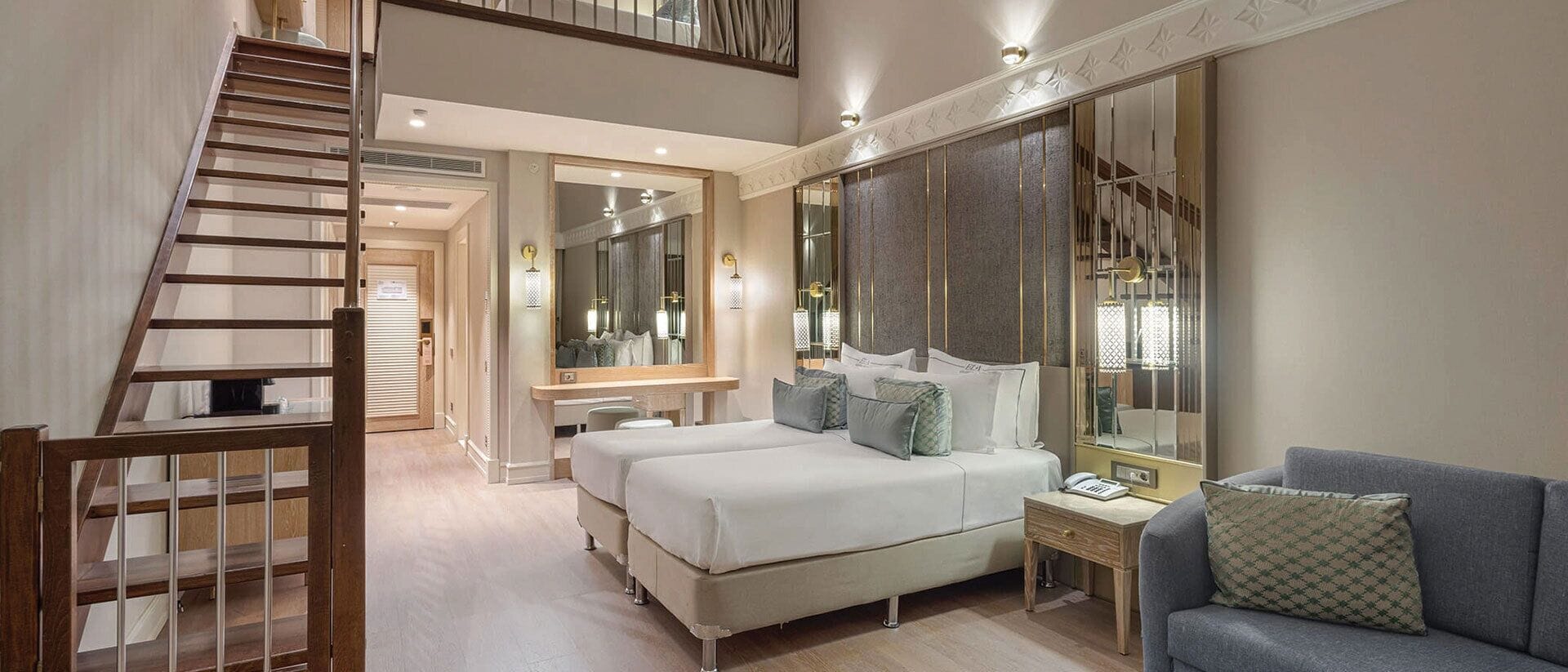 Premium bedding, free minibar, in-room safe, individually decorated