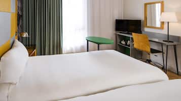 Kamar, 2 Tempat Tidur Twin (The Duet) | Brankas, meja kerja, Wi-Fi gratis, dan seprai linen