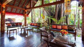 Sitteområde i lobbyen