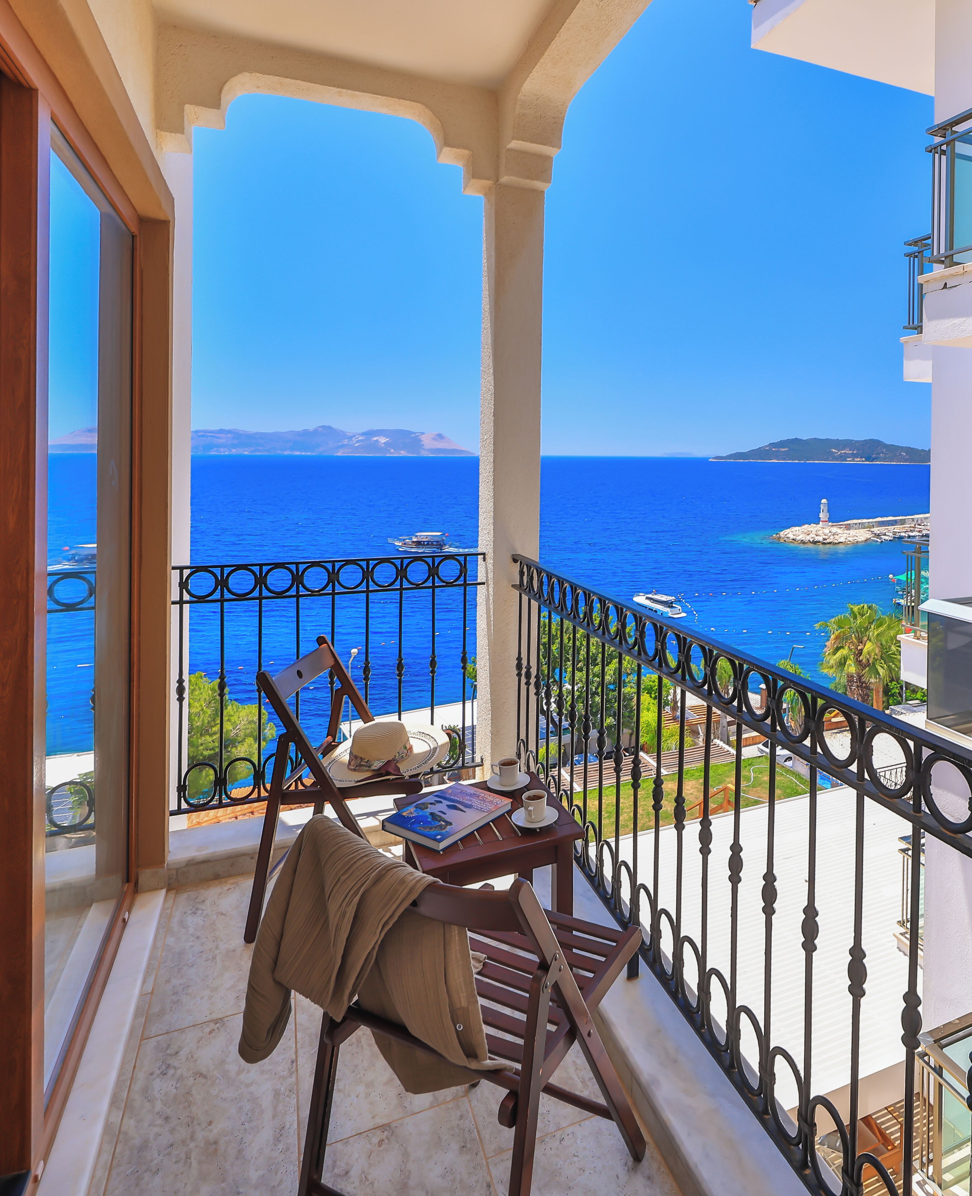 Superior-Zimmer, Mehrere Betten, Balkon, Meerblick | Balkon