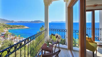 Superior Room, Multiple Beds, Balcony, Sea View | View from room