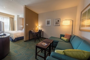 Studio, 1 King Bed with Sofa bed | Living area | LCD TV, pay films - Springhill Suites by Marriott Ridgecrest (Ridgecrest)