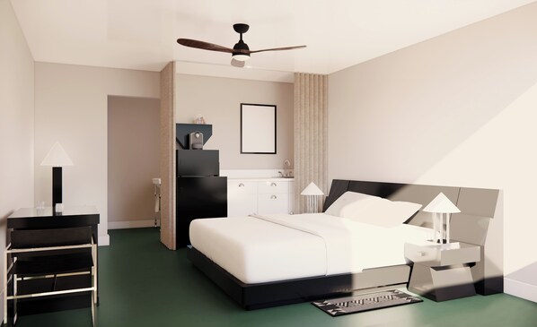 Premium bedding, iron/ironing board, free WiFi, bed sheets