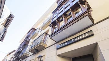 Voorkant van accommodatie