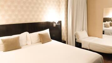 Pillowtop beds, minibar, in-room safe, desk